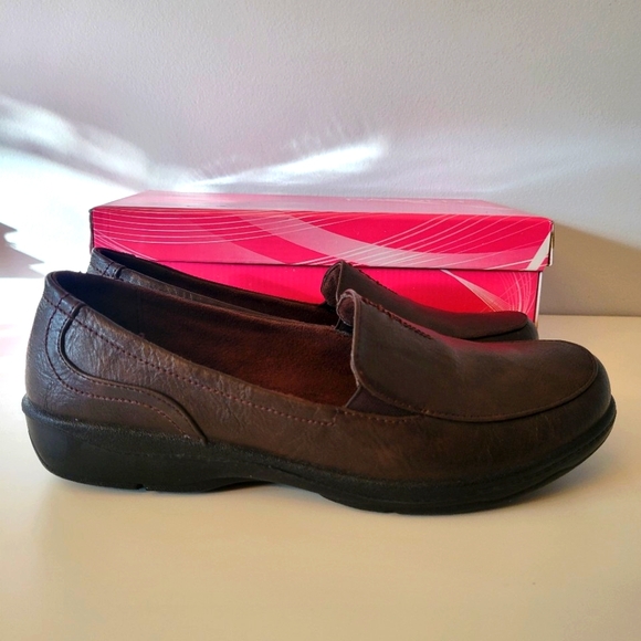 Rasolli Brown Rock Comfort Slip-On Loafer Women's Size 10 New In Box - Picture 3 of 11